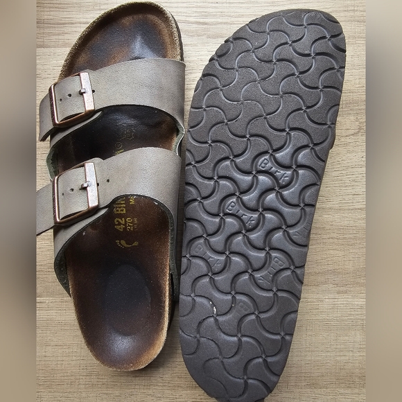 Birkenstock Arizona EU42 Unisex Slide Sandals Buckle Summer Comfort Boho Beach - Picture 5 of 8